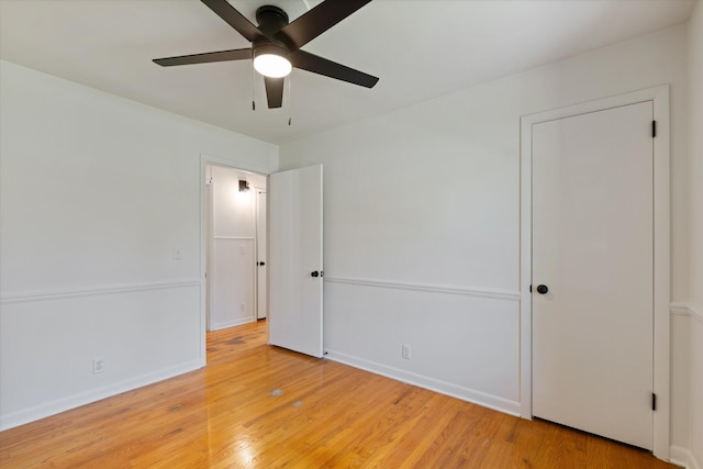 1211 Taylor Pl, Murfreesboro, TN 37129 - unfurnished bedroom featuring light wood-style flooring and a ceiling fan