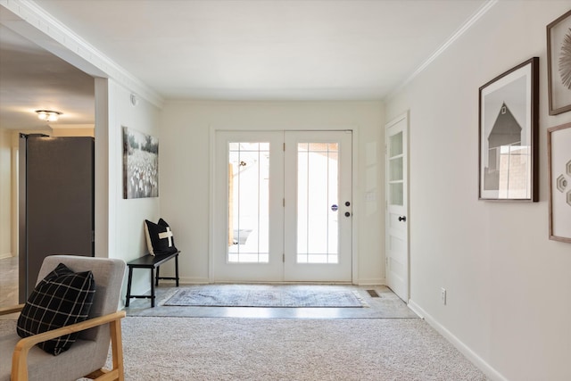 1211 Taylor Pl, Murfreesboro, TN 37129 - carpeted foyer entrance with crown molding
