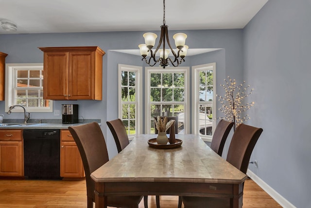 343 Belinda Pkwy, Mount Juliet, TN 37122 - dining room featuring a chandelier and light wood-style flooring