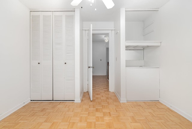 3880 Priest Lake Dr Unit 21, Nashville, TN 37217 - unfurnished bedroom with a closet and a ceiling fan