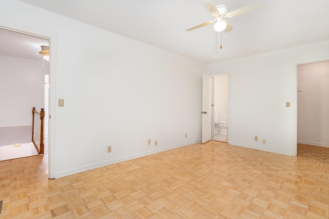 3880 Priest Lake Dr Unit 21, Nashville, TN 37217 - spare room with baseboards and ceiling fan