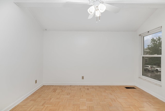 3880 Priest Lake Dr Unit 21, Nashville, TN 37217 - empty room with ceiling fan and lofted ceiling