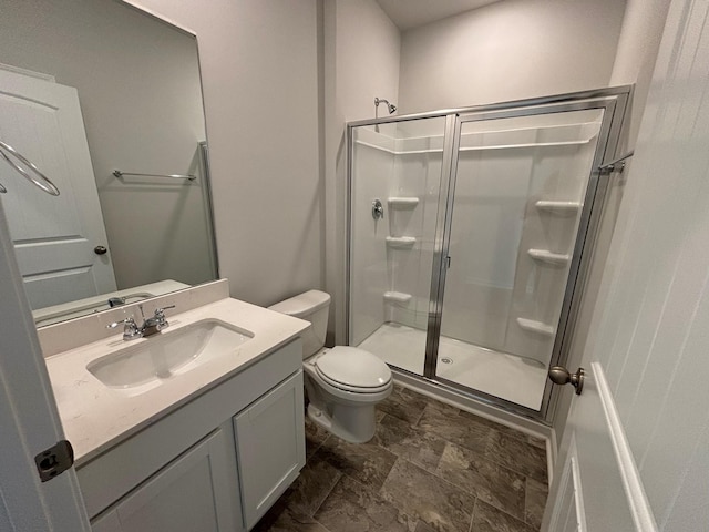 4902 Mowbray Way, Murfreesboro, TN 37129 - full bath with a shower stall, vanity, and stone finish floors