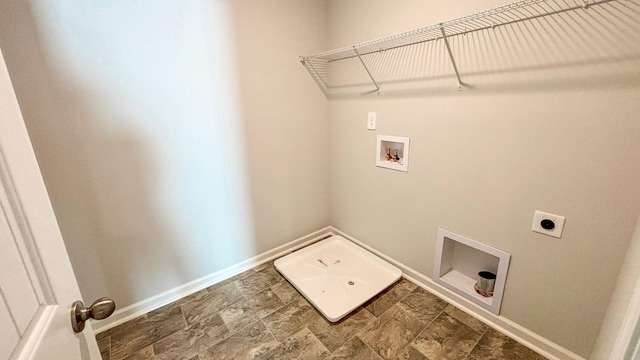 4902 Mowbray Way, Murfreesboro, TN 37129 - laundry room with hookup for an electric dryer, hookup for a washing machine, and stone finish floors