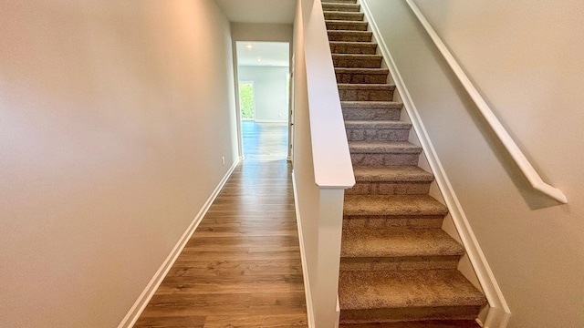 4902 Mowbray Way, Murfreesboro, TN 37129 - stairs with wood finished floors and baseboards