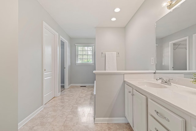 2415 Franklin Ln, Murfreesboro, TN 37130 - bathroom with vanity and recessed lighting