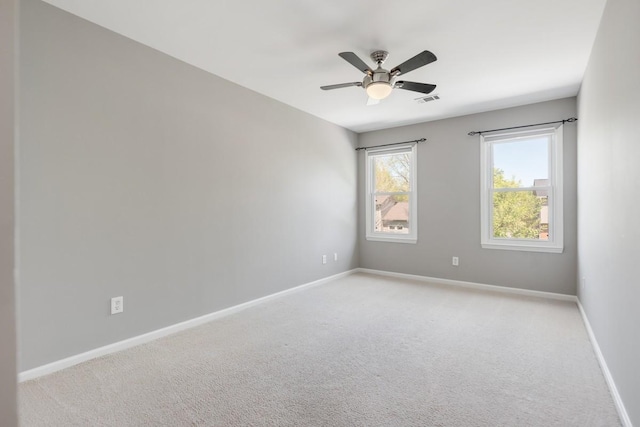 4416 Churchill Pl, Old Hickory, TN 37138 - spare room with light colored carpet and a ceiling fan