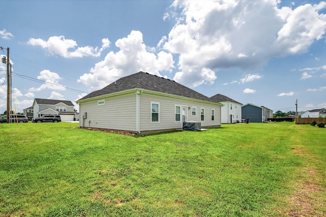 77 Frost St, Decherd, TN 37324 - rear view of property with a yard and a shingled roof