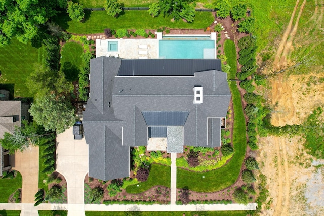 7555 Whiskey Rd, College Grove, TN 37046 - view of subject property with a pool area