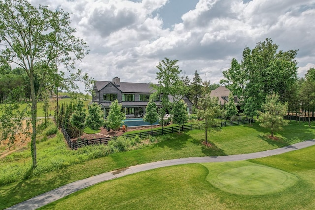 7555 Whiskey Rd, College Grove, TN 37046 - surrounding community with a putting green