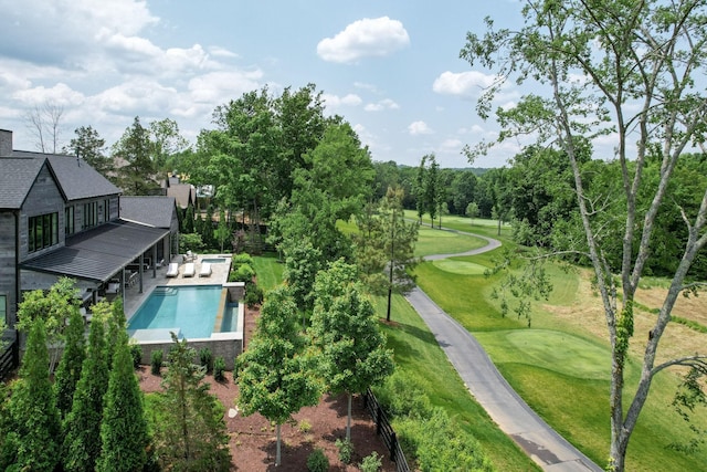7555 Whiskey Rd, College Grove, TN 37046 - bird's eye view of a golf club and a pool