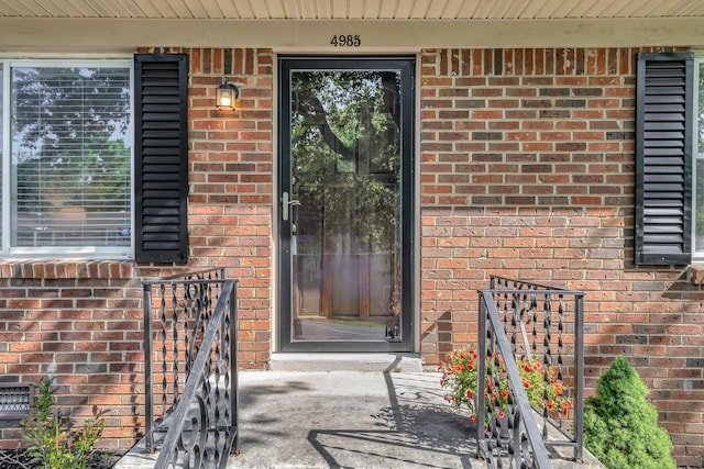 4985 Shihmen Dr, Antioch, TN 37013 - doorway to property with brick siding