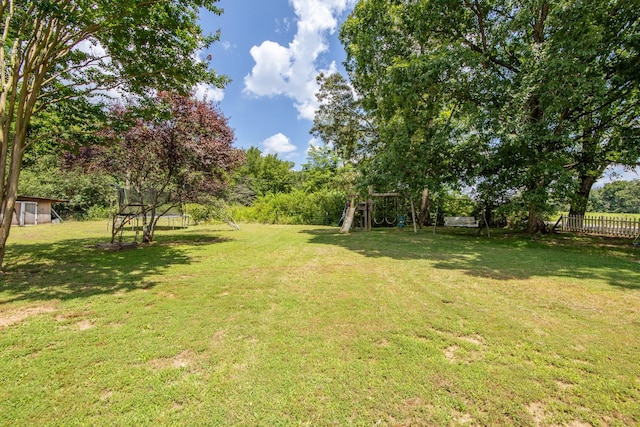 996 Matrose Carrolls Rd, Michie, TN 38357 - view of yard with a playground