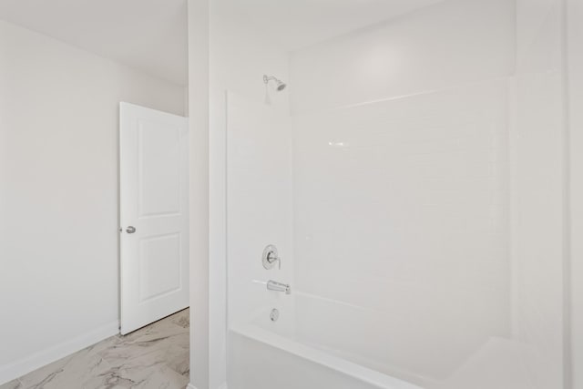 2208 Melk Ln, Columbia, TN 38401 - bathroom featuring marble look tiles and shower / bath combination