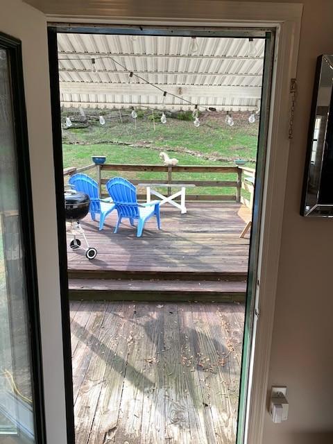 2877 Bryant Rd, Culleoka, TN 38451 - doorway featuring wood finished floors