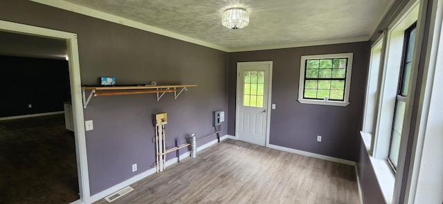 2877 Bryant Rd, Culleoka, TN 38451 - laundry room with baseboards and wood finished floors