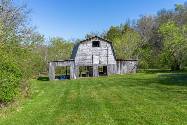 3035 Culleoka Hwy, Culleoka, TN 38451 - view of barn featuring a lawn