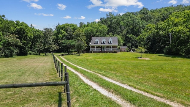 3035 Culleoka Hwy, Culleoka, TN 38451 - view of yard with a wooded view and a rural view