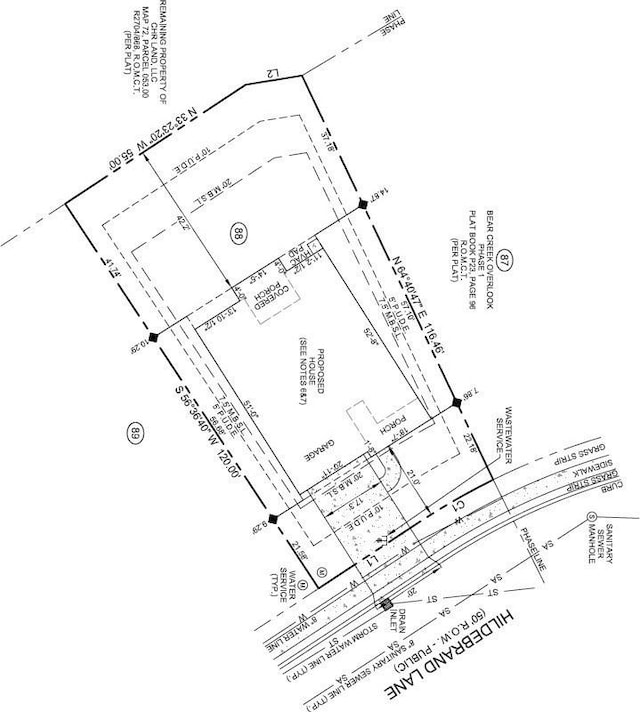 1922 Hildebrand Ln, Columbia, TN 38401 - survey map / technical document