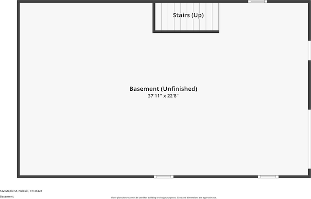 528 Maple St, Pulaski, TN 38478 - view of floor plan / room layout