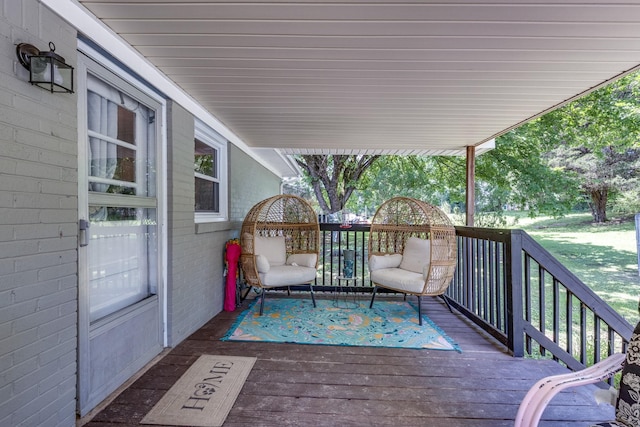 528 Maple St, Pulaski, TN 38478 - view of deck