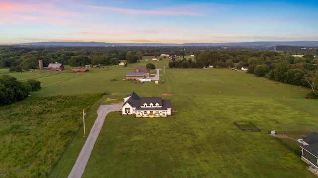 426 Maple Bend Rd, Winchester, TN 37398 - aerial view at dusk of a view of rural / pastoral area and a mountain view