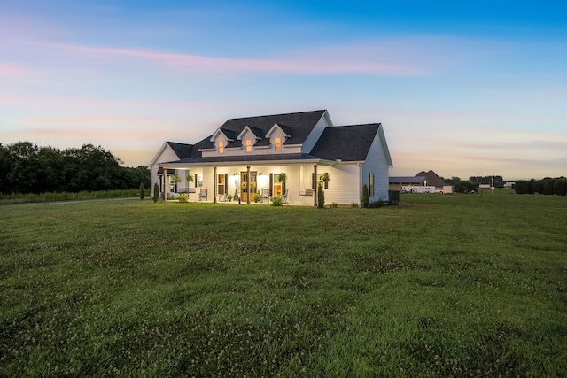 426 Maple Bend Rd, Winchester, TN 37398 - view of front of home featuring a yard and a porch