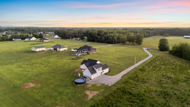 426 Maple Bend Rd, Winchester, TN 37398 - aerial view at dusk of view of wooded area