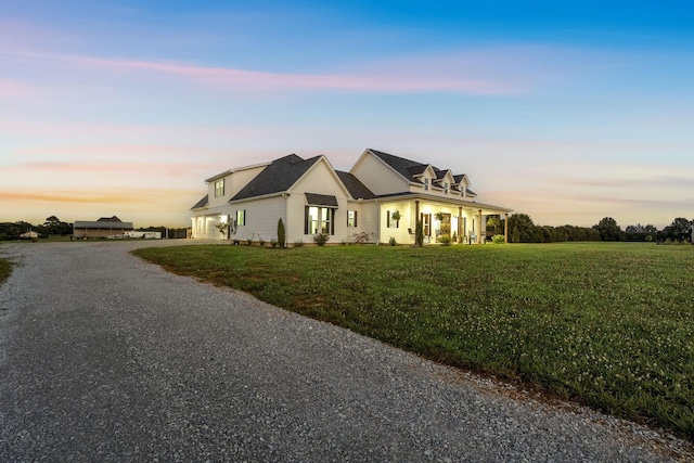 426 Maple Bend Rd, Winchester, TN 37398 - view of side of home with driveway, a yard, and a garage