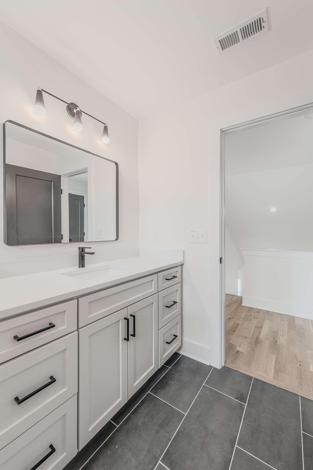 1823 River Dr, Nashville, TN 37218 - bathroom featuring vanity and tile patterned flooring