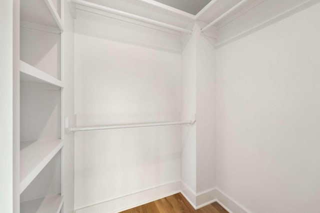 1823 River Dr, Nashville, TN 37218 - walk in closet featuring wood finished floors