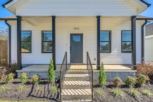 1823 River Dr, Nashville, TN 37218 - entrance to property featuring covered porch