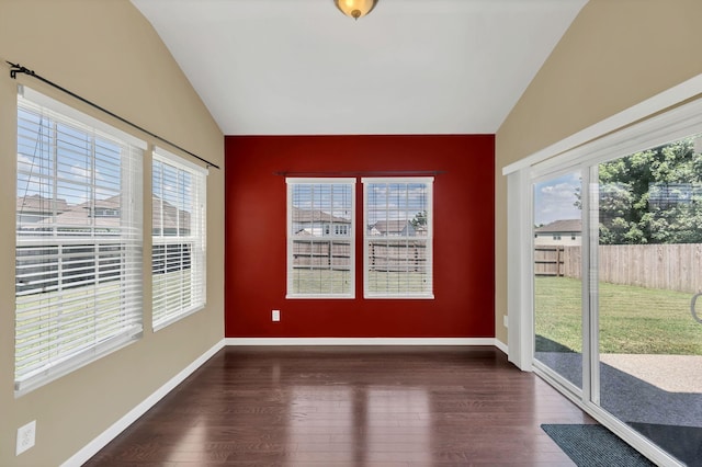 2008 Kingston Pl, Spring Hill, TN 37174 - unfurnished sunroom featuring vaulted ceiling