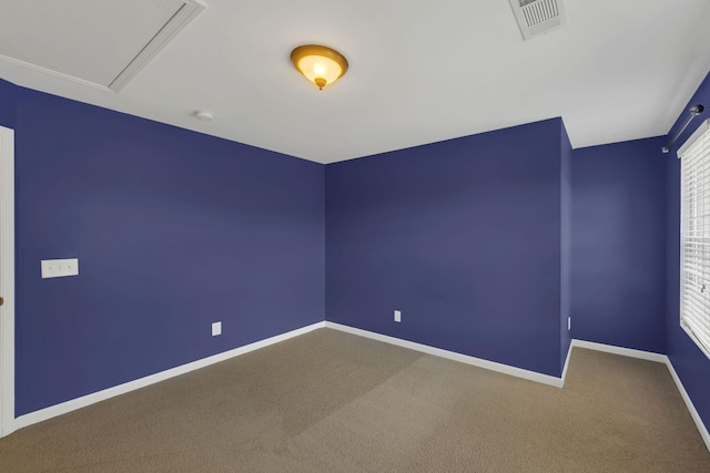 2008 Kingston Pl, Spring Hill, TN 37174 - carpeted spare room featuring attic access and a smoke detector