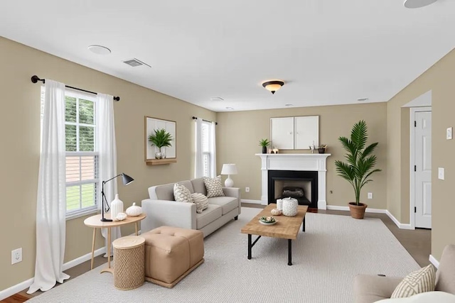 2008 Kingston Pl, Spring Hill, TN 37174 - living room with a fireplace and baseboards