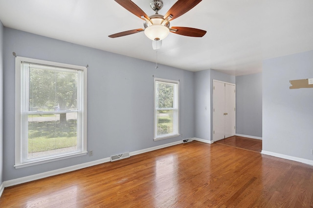 2311 Mayfair Ave, Murfreesboro, TN 37130 - empty room with wood finished floors and ceiling fan