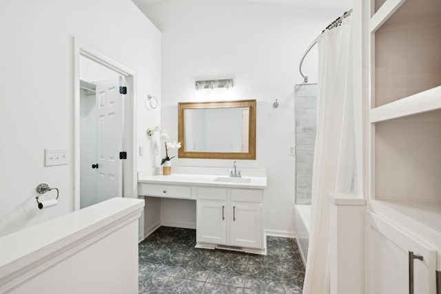 201 Hideaway Trl, Franklin, TN 37069 - bathroom featuring vanity and shower / tub combo