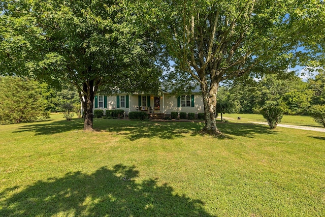 4628 Dugger Rd, Culleoka, TN 38451 - view of front of property featuring a front lawn