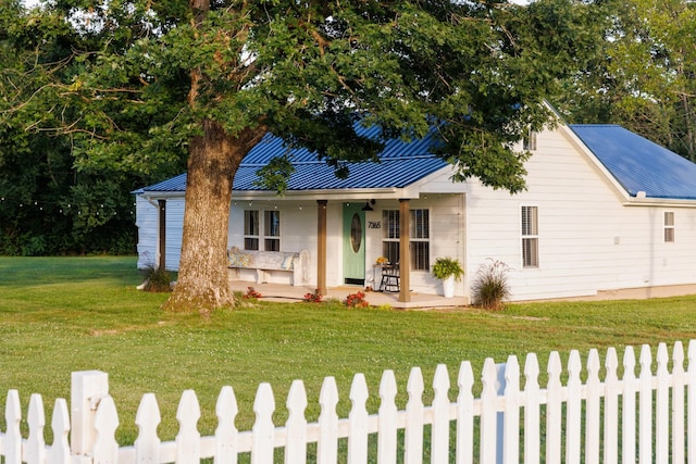 7365 Coldwater Rd, Fairview, TN 37062 - ranch-style home featuring a metal roof and a standing seam roof