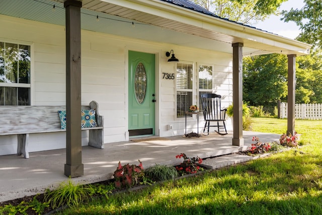 7365 Coldwater Rd, Fairview, TN 37062 - view of exterior entry featuring covered porch