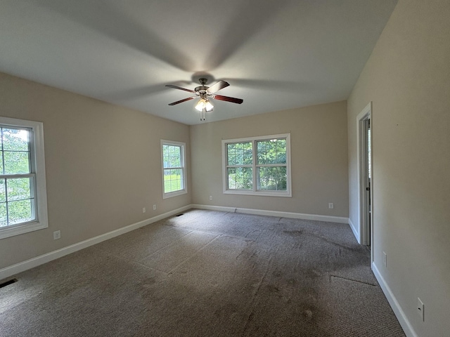 111 Reeds Ln, Sewanee, TN 37375 - carpeted empty room with a ceiling fan and baseboards