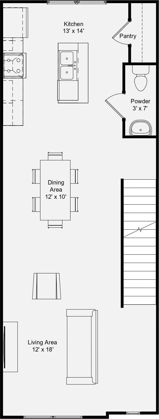 700 N Dupont Ave Unit 207, Madison, TN 37115 - view of property floor plan