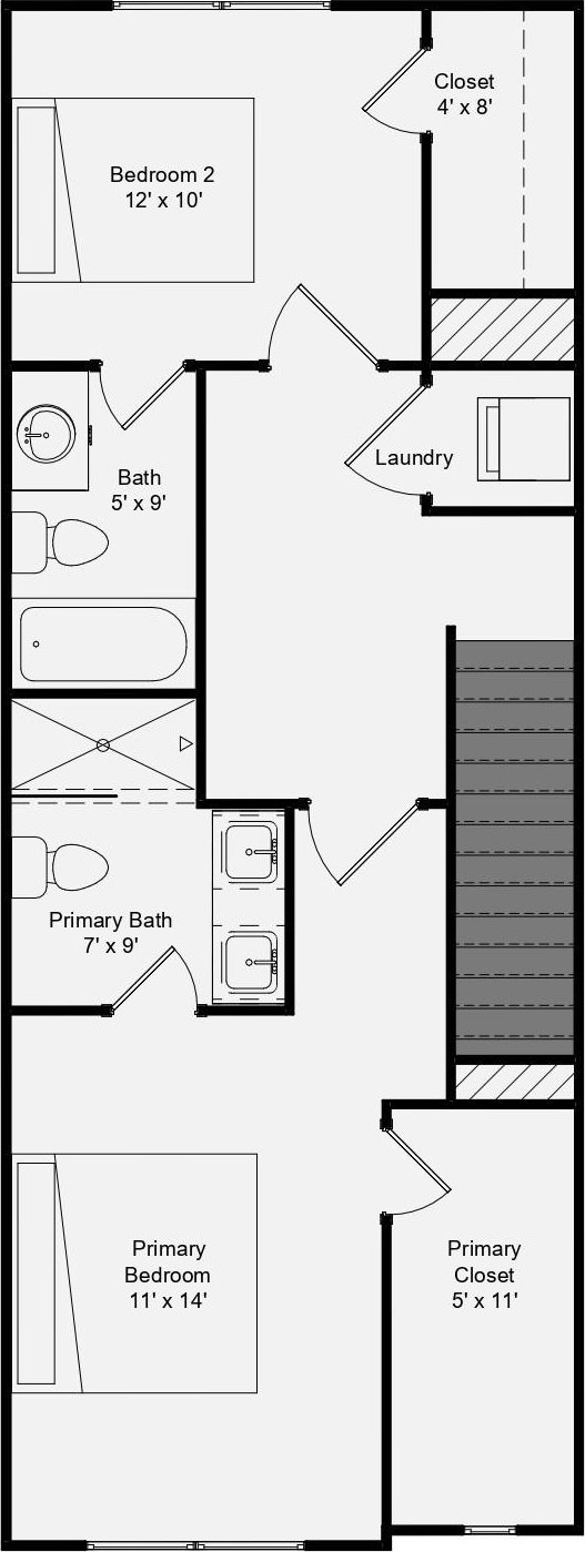 700 N Dupont Ave Unit 207, Madison, TN 37115 - view of home floor plan