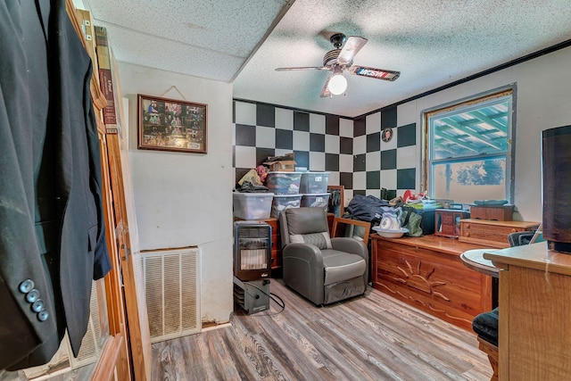 111 School St, Cumberland Furnace, TN 37051 - office featuring ceiling fan and wood finished floors