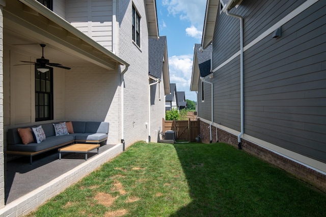 2618 Buckner Ln, Thompsons Station, TN 37179 - view of yard featuring ceiling fan