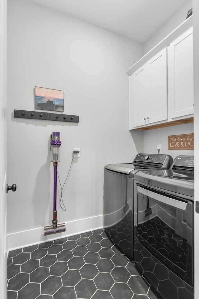 2618 Buckner Ln, Thompsons Station, TN 37179 - washroom with cabinet space and independent washer and dryer