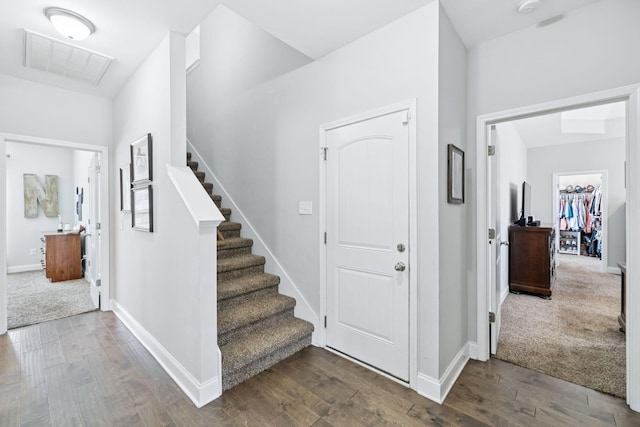 2426 Telford Ln, Murfreesboro, TN 37128 - foyer with wood finished floors and stairway