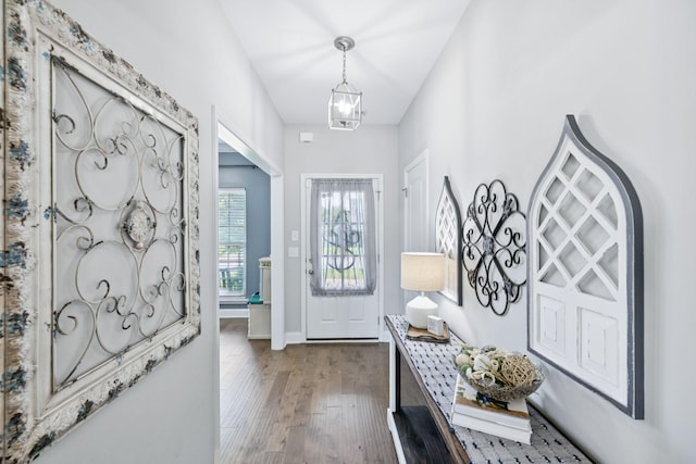 2426 Telford Ln, Murfreesboro, TN 37128 - entryway with hardwood / wood-style flooring and baseboards