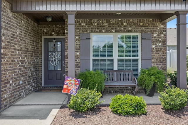 2426 Telford Ln, Murfreesboro, TN 37128 - entrance to property featuring brick siding and covered porch