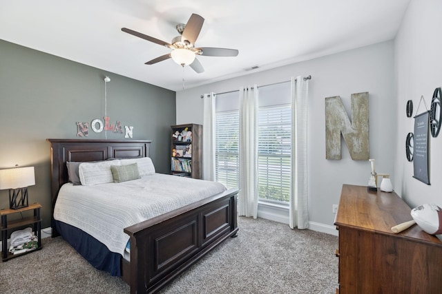 2426 Telford Ln, Murfreesboro, TN 37128 - bedroom featuring light colored carpet and ceiling fan